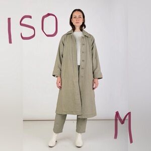 ISO Micaela Greg Sherpa Lined Trench in Size M